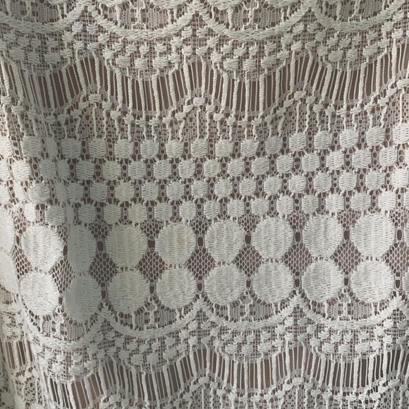 Cream Lace Dress, Medium, perfect for Bridal Shower or Easter!! - Picture 7 of 7